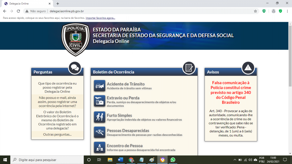 Portal orienta sobre o que fazer em caso de acidente sem vítima