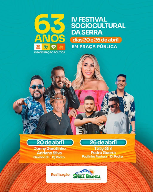 Festa do Município de Tabuleiro do Norte - 64 anos - Festa de Emancipação, Festa do Município de Tabuleiro do Norte - 64 anos - Festa de Emancipação